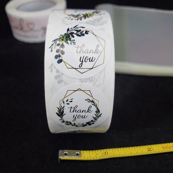 Thank you stickers and clear cello bags bundle for packaging - Picture 8 of 10